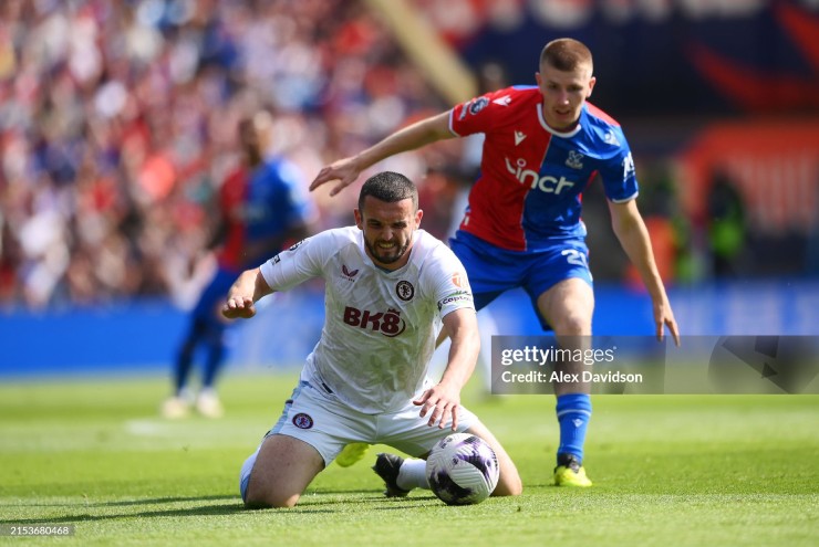 Aston Villa hoàn toàn lép vế trước Crystal Palace