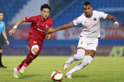 Video bóng đá Bình Dương - Khánh Hòa: 14 phút 3 bàn, ngược dòng đẳng cấp (V-League)