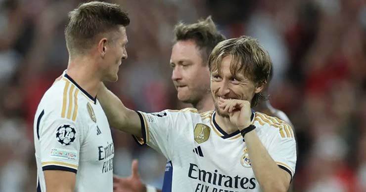 Toni Kroos và Luka Modric đều đã 5 lần vô địch Champions League tại Real Madrid