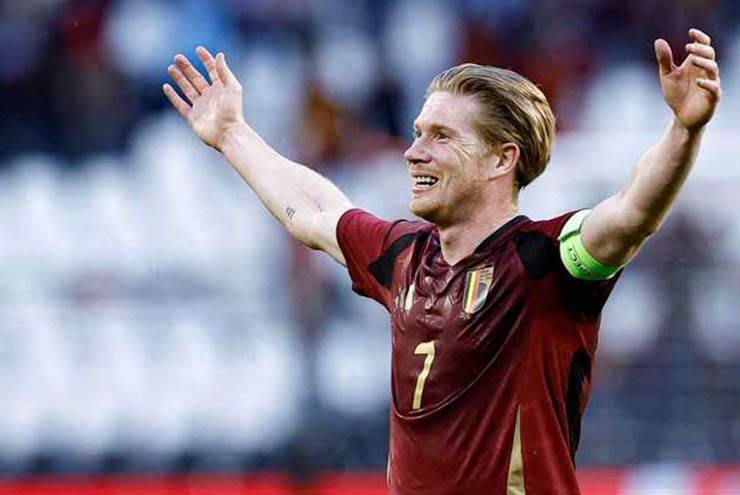 De Bruyne tận dung thời cơ để lập công trong trận thứ 100 cho ĐT Bỉ