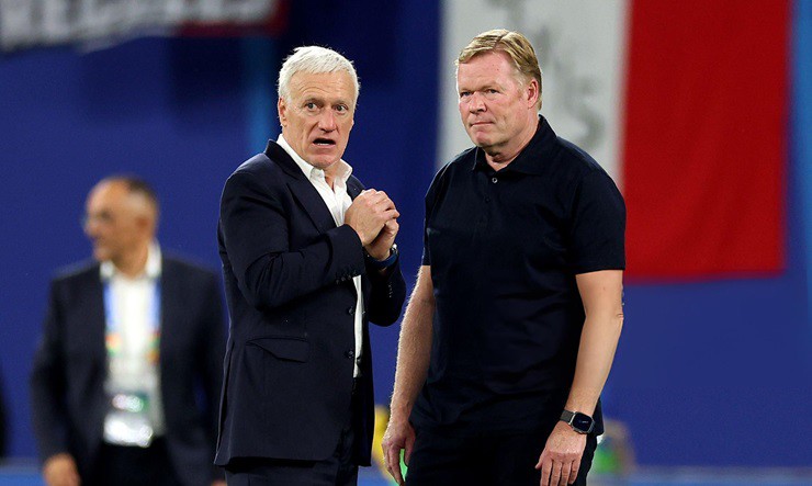 HLV Koeman và HLV Deschamps đều có phần tiếc nuối