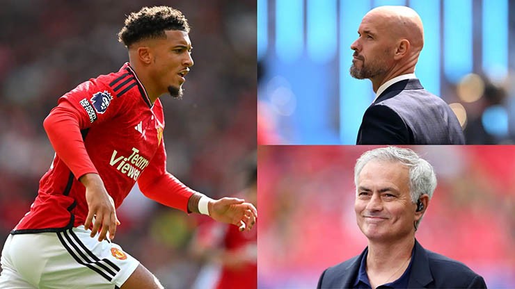 HLV Mourinho góp lời về Sancho và MU