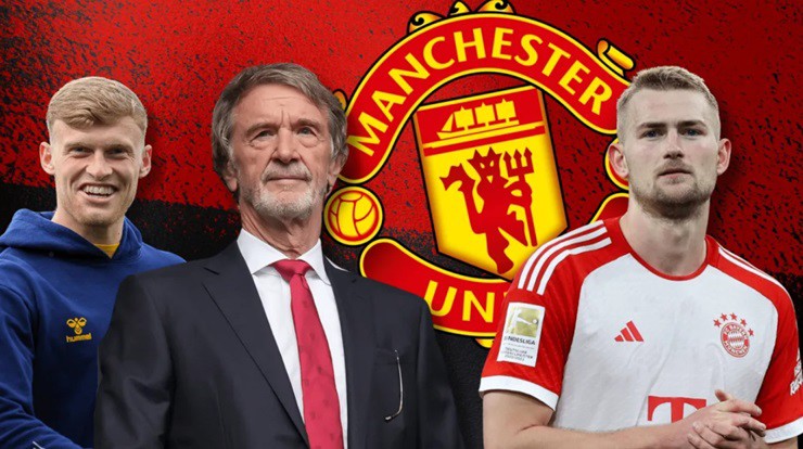 Tỷ phú Sir Jim Ratcliffe sẽ đưa cả De Ligt lẫn Branthwaite về MU?